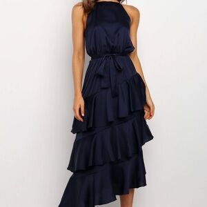 Petal & Pup Navy High Low Dress